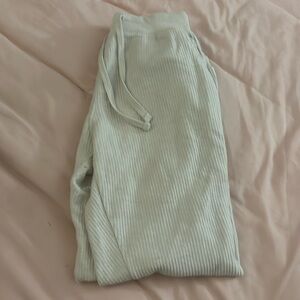 White textured sweatpants sized medium